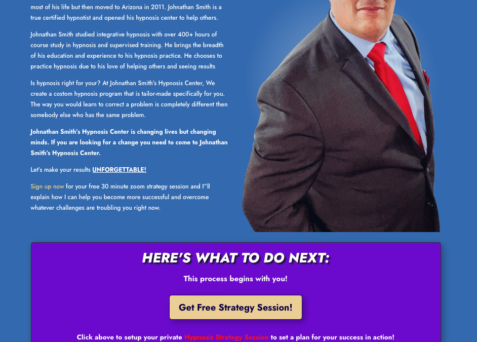 Sign Up For Your Free Consultation Today!